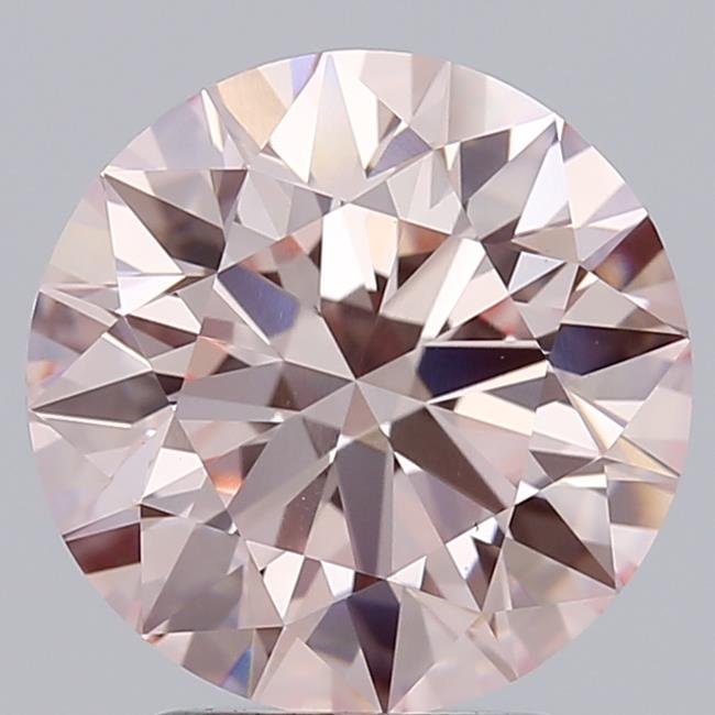 2.83 Ct. Fancy Intense  Pink Round Lab Grown Diamond