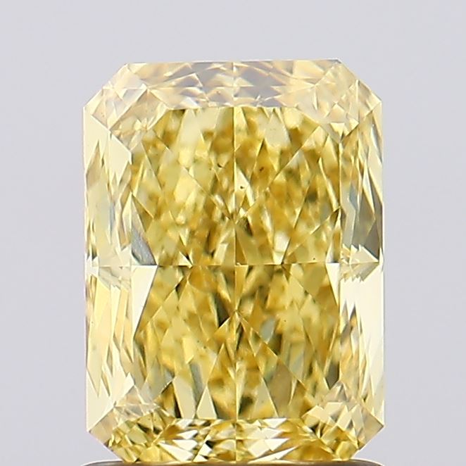 1.53 Ct. Fancy Intense  Yellow Radiant Lab Grown Diamond