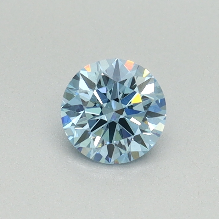 0.34 Ct. Fancy Vivid Blue Round Lab Grown Diamond