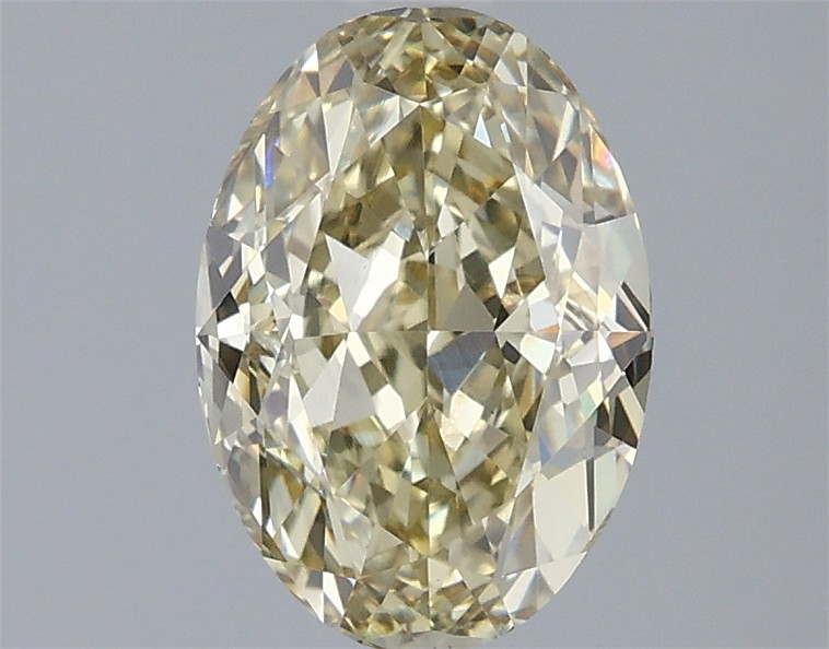 2.09 Ct. Fancy  Yellow Oval Lab Grown Diamond