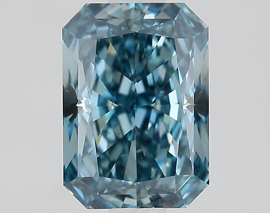 1.68 Ct. Fancy Vivid  Blue Radiant Lab Grown Diamond