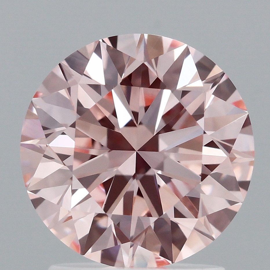 1.93 Ct. Fancy Intense  Pink Round Lab Grown Diamond