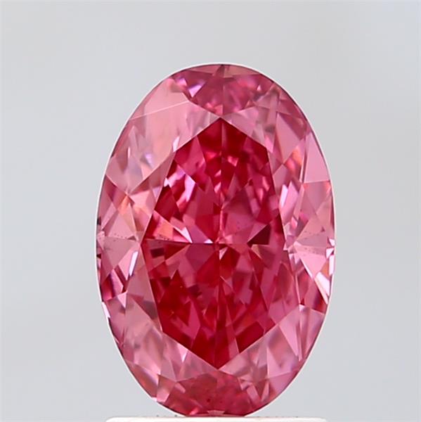 2.08 Ct. Fancy Vivid  Pink Oval Lab Grown Diamond