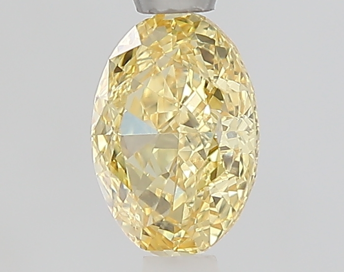 1.01 Ct. Fancy Intense  Yellow Oval Lab Grown Diamond