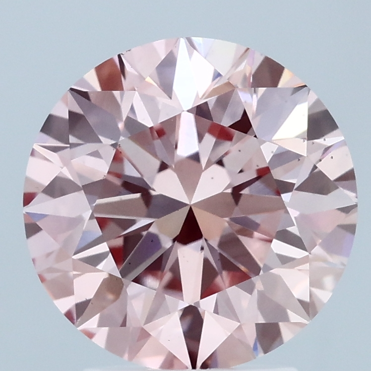 3.01 Ct. Fancy Intense  Pink Round Lab Grown Diamond