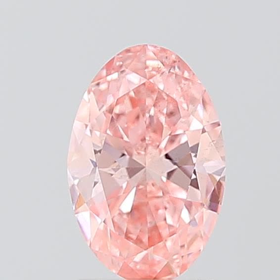 1.06 Ct. Fancy Vivid  Pink Oval Lab Grown Diamond