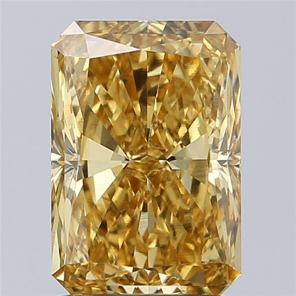 2.03 Ct. Fancy Vivid Yellow Radiant Lab Grown Diamond
