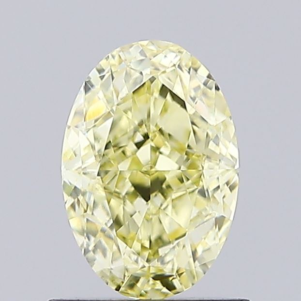 0.87 Ct. Fancy  Yellow Oval Lab Grown Diamond