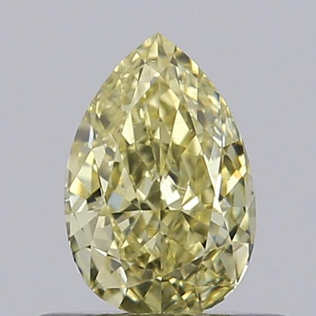 0.50 Ct. Fancy Intense  Yellow Pear Lab Grown Diamond