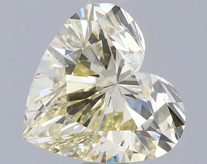 1.04 Ct. Fancy Light  Yellow Heart Lab Grown Diamond