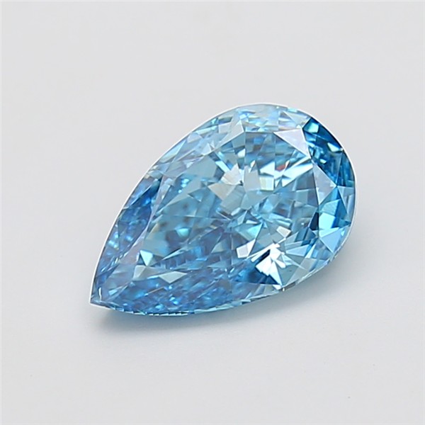 2.07 Ct. Fancy Vivid  Blue Pear Lab Grown Diamond