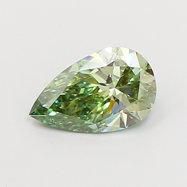 1.02 Ct. Fancy Green Pear Lab Grown Diamond