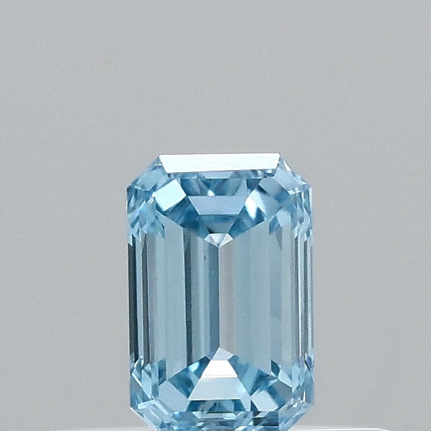 0.30 Ct. Fancy Vivid  Blue Emerald Lab Grown Diamond