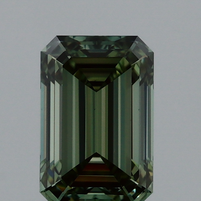 1.01 Ct. Fancy Vivid  Green Emerald Lab Grown Diamond