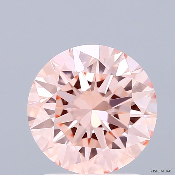 1.89 Ct. Fancy Intense  Pink Round Lab Grown Diamond