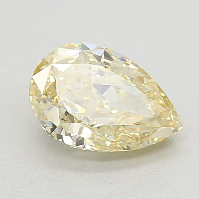 2.22 Ct. Fancy Intense Yellow Pear Lab Grown Diamond