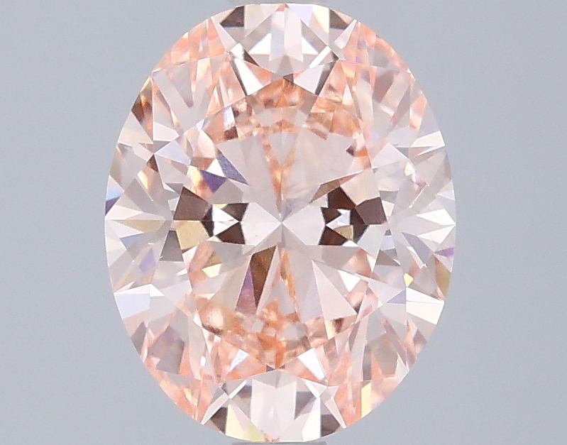 2.01 Ct. Fancy Intense  Pink Oval Lab Grown Diamond