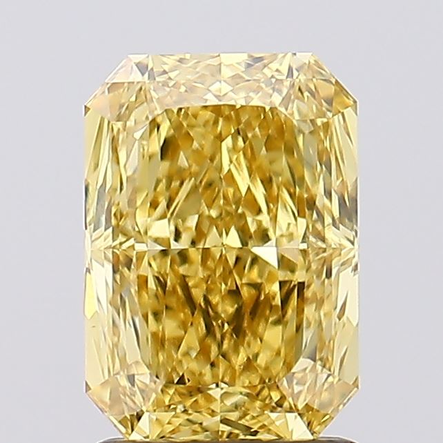 1.72 Ct. Fancy Vivid  Yellow Radiant Lab Grown Diamond